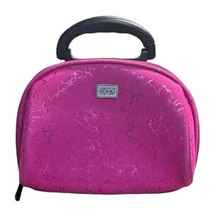 London SOHO New York Pink Cosmetic Bag